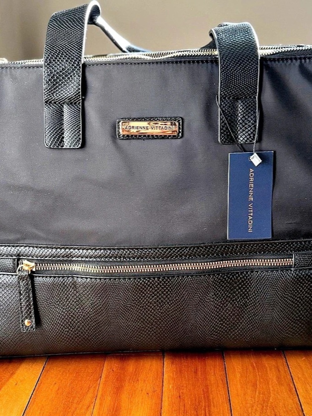 Adrienne Vittadini Black Tote